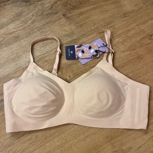 Seamless Nude T-Shirt Bra with Light Support - honey love